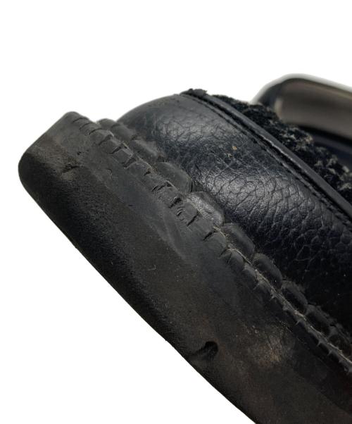 foot the coacher（フットザコーチャー）foot the coacher (フットザコーチャー) シューズ ブラック サイズ:SIZE 8 1/2の古着・服飾アイテム