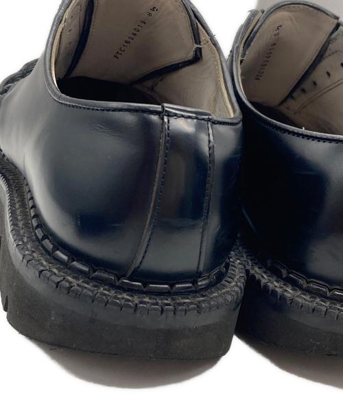 foot the coacher（フットザコーチャー）foot the coacher (フットザコーチャー) シューズ ブラック サイズ:SIZE 8 1/2の古着・服飾アイテム