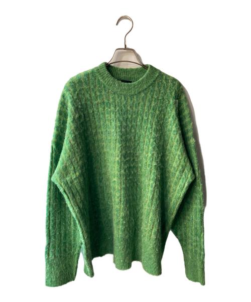 masonprince（メゾンプリンス）MASONPRINCE (メゾンプリンス) ニット グリーン サイズ:Mの古着・服飾アイテム