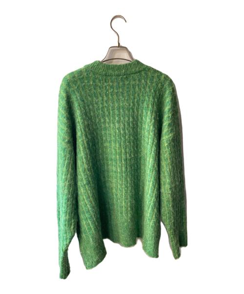 masonprince（メゾンプリンス）MASONPRINCE (メゾンプリンス) ニット グリーン サイズ:Mの古着・服飾アイテム