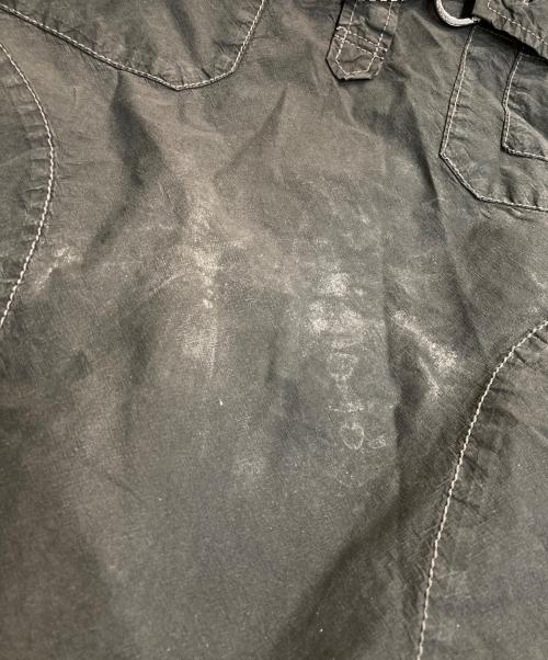 and wander（アンドワンダー）and wander (アンドワンダー) CORDURA typewriter SS over shirt ブラック サイズ:XLの古着・服飾アイテム