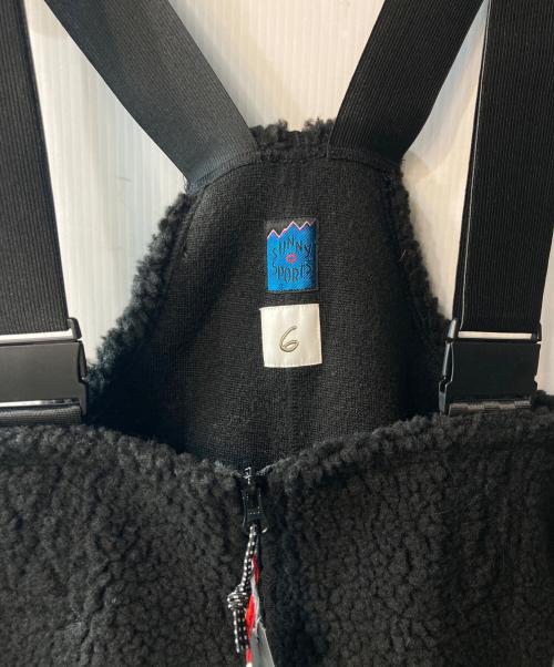 Sunny Sports（サニースポーツ）Sunny Sports (サニースポーツ) 6(ROKU) BEAUTY&YOUTH (ロク ビューティーアンドユース) FLEECE OVERALLS ブラック サイズ:Mの古着・服飾アイテム