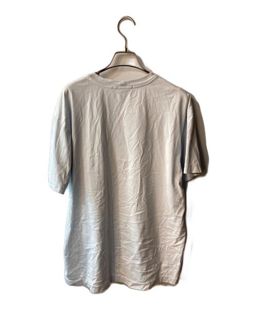 STONE ISLAND（ストーンアイランド）STONE ISLAND (ストーンアイランド) クルーネック コットン ガーメントダイ ライトブルー サイズ:Lの古着・服飾アイテム