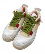 NIKEナイキ）の古着「AIR JORDAN 4 RETRO」｜ホワイト