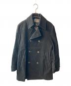 BURBERRY BLACK LABELバーバリーブラックレーベル）の古着「Pコート」｜ブラック