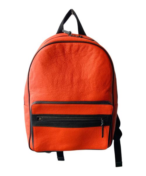 FURLA（フルラ）FURLA (フルラ) レザーリュック オレンジの古着・服飾アイテム