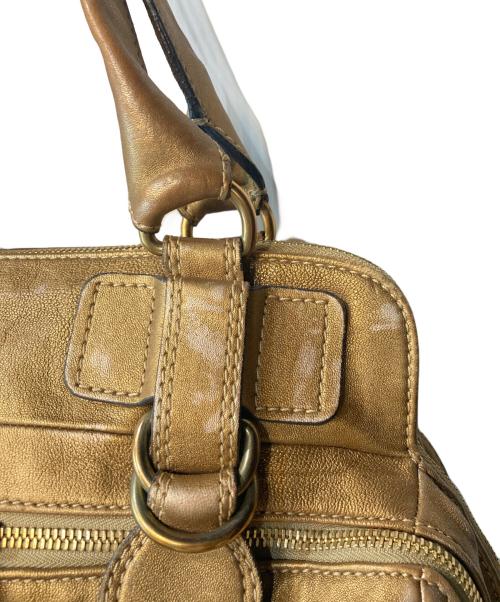 Chloe（クロエ）Chloe (クロエ) ベイ ハンドバッグ ゴールドの古着・服飾アイテム