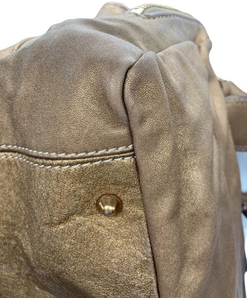 Chloe（クロエ）Chloe (クロエ) ベイ ハンドバッグ ゴールドの古着・服飾アイテム