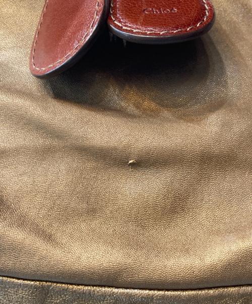 Chloe（クロエ）Chloe (クロエ) ベイ ハンドバッグ ゴールドの古着・服飾アイテム