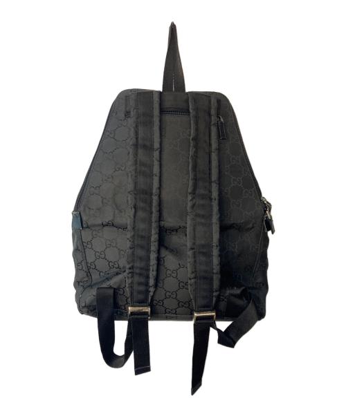 GUCCI（グッチ）GUCCI (グッチ) GGナイロン バックパック ブラックの古着・服飾アイテム