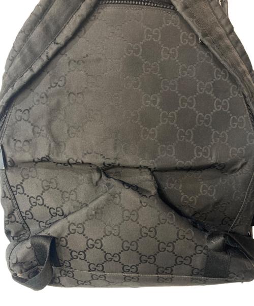 GUCCI（グッチ）GUCCI (グッチ) GGナイロン バックパック ブラックの古着・服飾アイテム