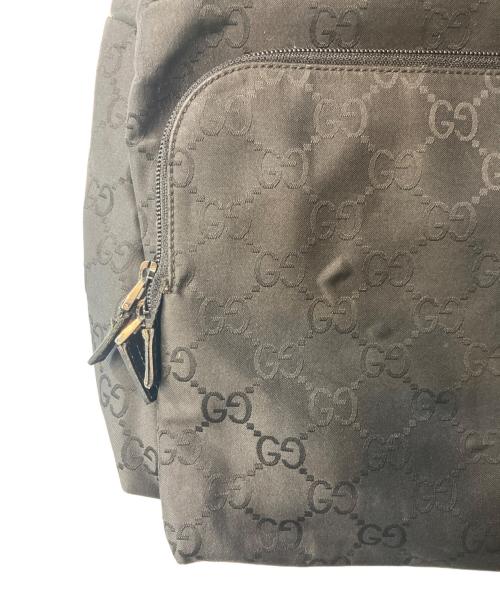 GUCCI（グッチ）GUCCI (グッチ) GGナイロン バックパック ブラックの古着・服飾アイテム