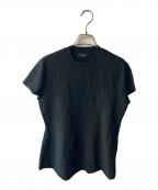 theoryセオリー）の古着「Compact Crepe Peplum Top」｜ブラック