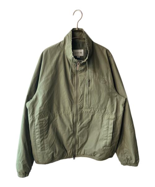 LACOSTE（ラコステ）LACOSTE (ラコステ) ヴィンテージツイルスタンドカラーブルゾン カーキ サイズ:MLの古着・服飾アイテム