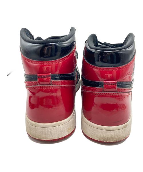 NIKE（ナイキ）NIKE (ナイキ) AIR JORDAN 1 RETRO HIGH OG ブラック×レッド サイズ:27㎝の古着・服飾アイテム