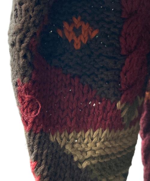 WOOLRICH（ウールリッチ）WOOLRICH (ウールリッチ) 総柄ニット グリーン サイズ:Mの古着・服飾アイテム