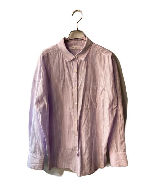 HER LIP TO（ハーリップトゥ）Her lip to (ハーリップトゥ) Have It All Stripe Shirt パープル サイズ:Mの古着・服飾アイテム