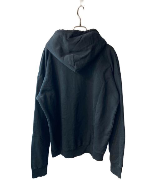 DIESEL（ディーゼル）DIESEL (ディーゼル) ロゴ刺繍パーカー ブラック サイズ:Lの古着・服飾アイテム