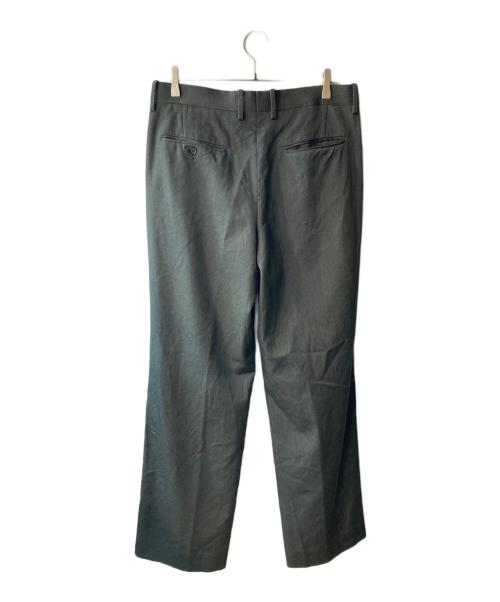 AURALEE（オーラリー）AURALEE (オーラリー) ウールキッドモヘアギャバジン ワイドスラックス グレー サイズ:5の古着・服飾アイテム