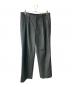 AURALEE（オーラリー）の古着「ウールキッドモヘアギャバジン ワイドスラックス」｜グレー