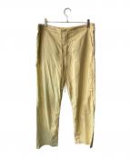 AURALEEオーラリー）の古着「WASHED FINX TWILL EASY WIDE PANTS」｜ベージュ