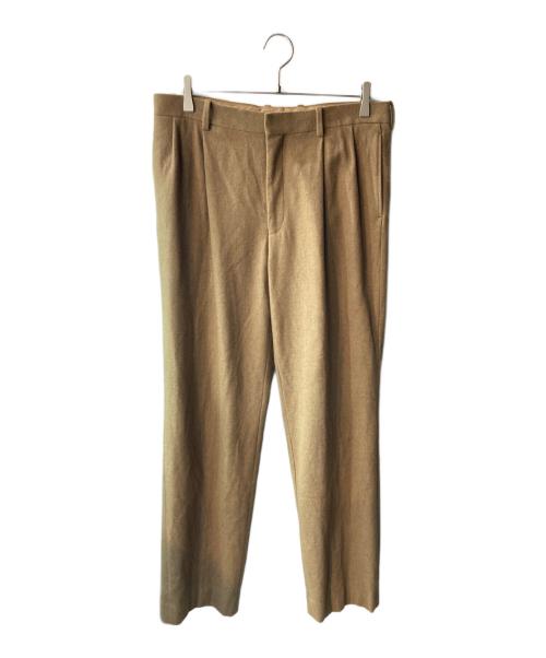 AURALEE（オーラリー）AURALEE (オーラリー) WOOL CASHMERE FLANNEL SLACKS ブラウン サイズ:5の古着・服飾アイテム
