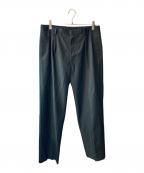 LEエルイー）の古着「TWO TUCK Cotton Pants」｜ブラック