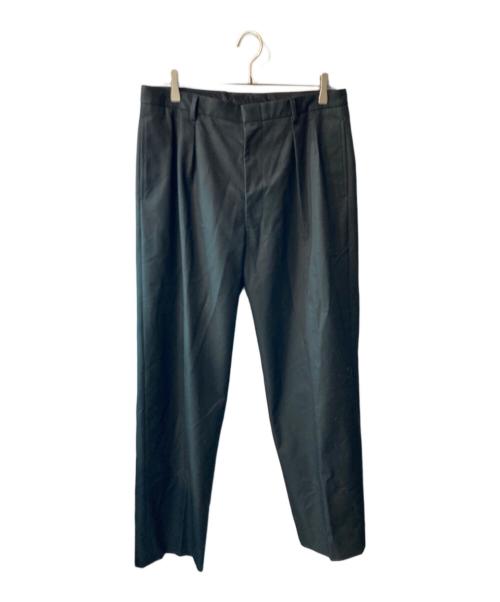 LE（エルイー）LE (エルイー) TWO TUCK Cotton Pants ブラック サイズ:4の古着・服飾アイテム