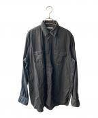 MAATEE&SONSマーティーアンドサンズ）の古着「MAD WORK SHIRTS」｜ブラック