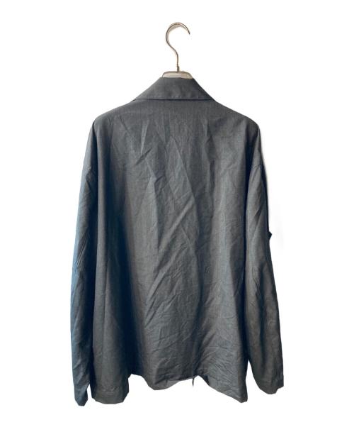 AURALEE（オーラリー）AURALEE (オーラリー) WOOL SILK TROPICAL SHIRTS JACKET グレー サイズ:5の古着・服飾アイテム