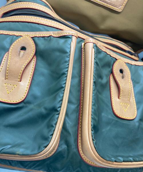 HUNTING WORLD（ハンティングワールド）HUNTING WORLD (ハンティングワールド) バチュークロスショルダーバッグ カーキの古着・服飾アイテム