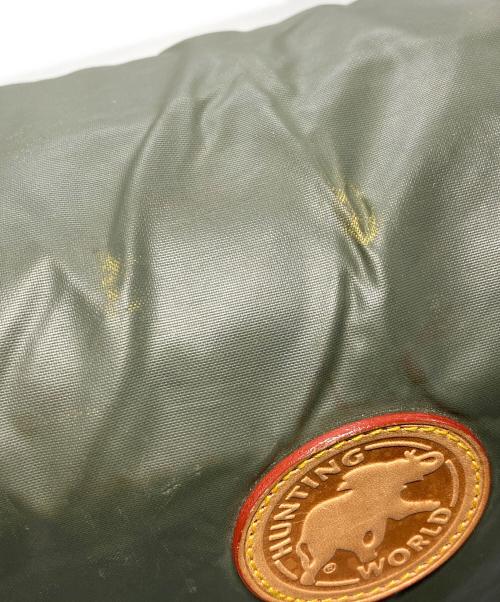 HUNTING WORLD（ハンティングワールド）HUNTING WORLD (ハンティングワールド) バチュークロスショルダーバッグ カーキの古着・服飾アイテム