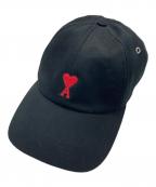 AMI Alexandre Mattiussiアミアレクサンドルマテュッシ）の古着「キャップ」｜ブラック