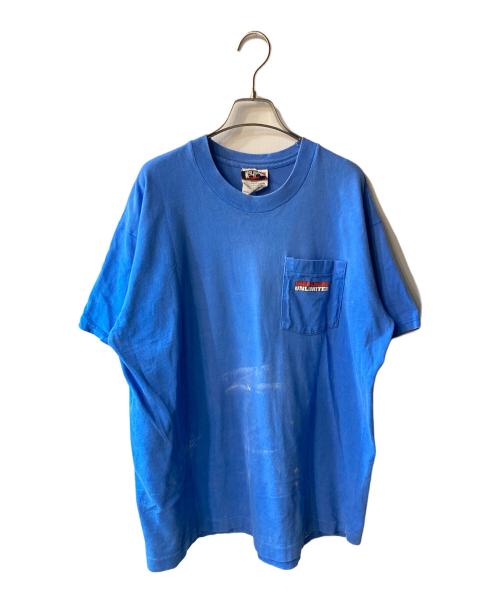 marlboro（マルボロ）marlboro (マルボロ) ポケットTシャツ ブルー サイズ:サイズ表記無の古着・服飾アイテム