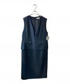 form formaフォルムフォルマ）の古着「ジャンパースカート」｜ネイビー