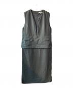 form formaフォルムフォルマ）の古着「ジャンパースカート」｜グレー