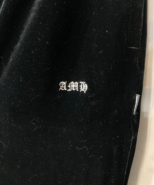 ALL MY HOMIES（オールマイホーミーズ）All My Homies (オールマイホーミーズ) ベロアパンツ ブラック サイズ:Sの古着・服飾アイテム