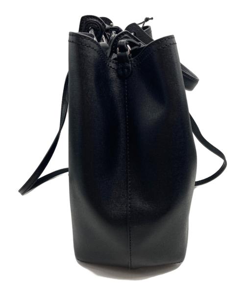 EMPORIO ARMANI（エンポリオアルマーニ）EMPORIO ARMANI (エンポリオアルマーニ) 2WAYハンドバッグ ブラックの古着・服飾アイテム