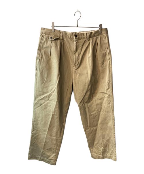 POLO RALPH LAUREN（ポロ・ラルフローレン）POLO RALPH LAUREN (ポロ・ラルフローレン) 2タックチノパン ベージュ サイズ:W36の古着・服飾アイテム