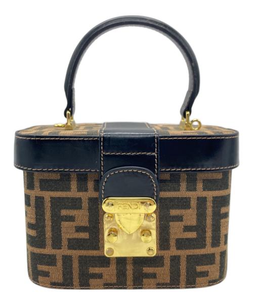FENDI（フェンディ）FENDI (フェンディ) バニティバッグ ブラウンの古着・服飾アイテム