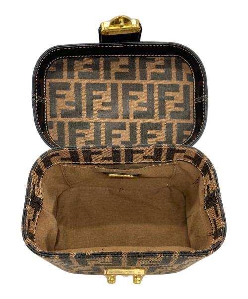 FENDI（フェンディ）FENDI (フェンディ) バニティバッグ ブラウンの古着・服飾アイテム