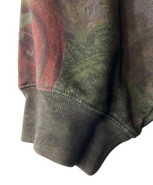 DRIES VAN NOTEN（ドリスヴァンノッテン）DRIES VAN NOTEN (ドリスヴァンノッテン) プリントスウェットシャツ グレー サイズ:Mの古着・服飾アイテム