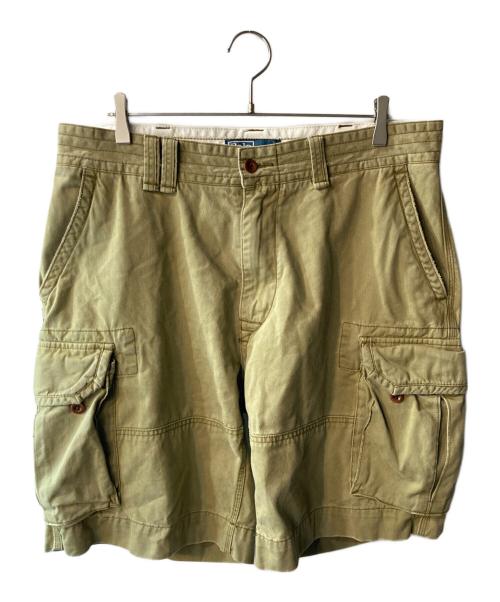 POLO RALPH LAUREN（ポロ・ラルフローレン）POLO RALPH LAUREN (ポロ・ラルフローレン) カーゴハーフパンツ ブラウン サイズ:W36の古着・服飾アイテム