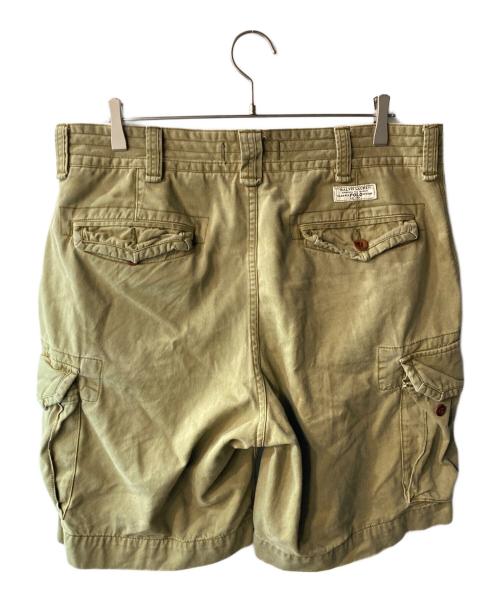 POLO RALPH LAUREN（ポロ・ラルフローレン）POLO RALPH LAUREN (ポロ・ラルフローレン) カーゴハーフパンツ ブラウン サイズ:W36の古着・服飾アイテム