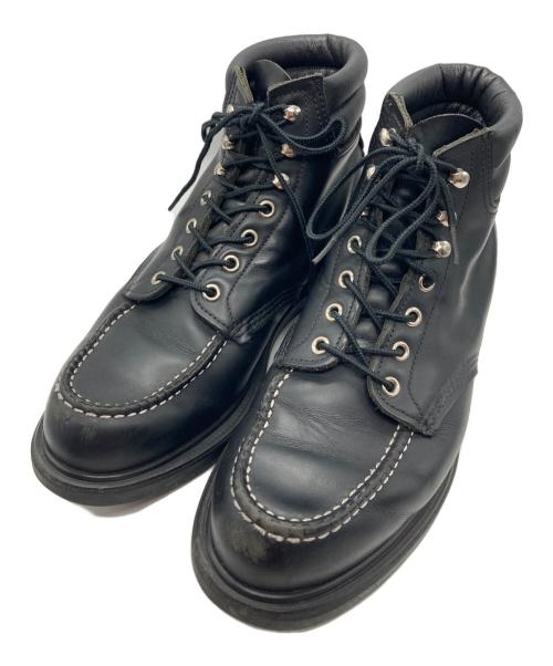 RED WING（レッドウィング）RED WING (レッドウィング) SuperSoleR 6-inch Moc ブラック サイズ:27.5㎝の古着・服飾アイテム