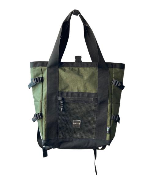 The Duffer of ST.George（ザ ダファーオブセントジョージ）The DUFFER of ST.GEORGE (ザ ダファーオブセントジョージ) 2WAYリュック カーキの古着・服飾アイテム