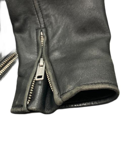 JOURNAL STANDARD（ジャーナルスタンダード）JOURNAL STANDARD (ジャーナルスタンダード) シープレザーライダースブルゾン ブラック サイズ:Mの古着・服飾アイテム
