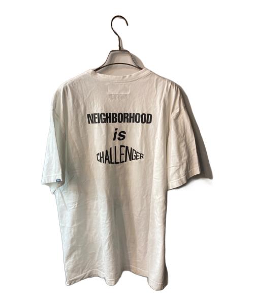 CHALLENGER（チャレンジャー）CHALLENGER (チャレンジャー) NEIGHBORHOOD (ネイバーフッド) プリントTシャツ ホワイト サイズ:XXLの古着・服飾アイテム