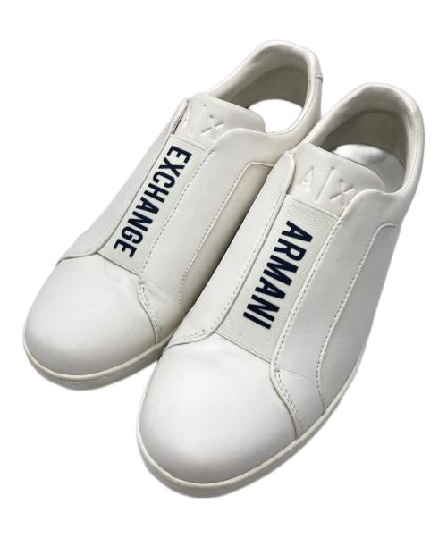 ARMANI EXCHANGE（アルマーニ エクスチェンジ）ARMANI EXCHANGE (アルマーニ エクスチェンジ) ローカットスニーカー ホワイト サイズ:43の古着・服飾アイテム