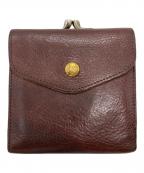 IL BISONTEイル ビゾンテ）の古着「がま口二つ折り財布」｜ブラウン